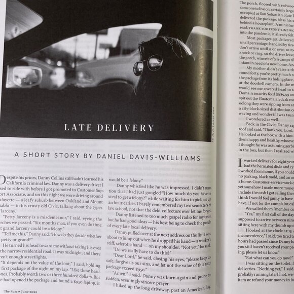 The Sun Magazine June 2022 Back Issue 558 Cover Julie Berson u - Picture 5 of 8